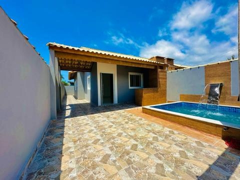 Casa à venda em Itanhaém, Bopiranga, com 2 quartos, com 90 m²