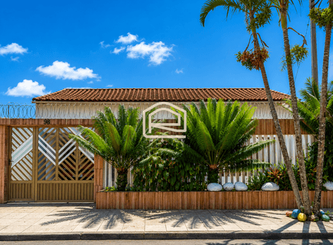 Casa à venda em Itanhaém, Satelite, com 1 suíte (mais 2 na edicula) com 155 m²