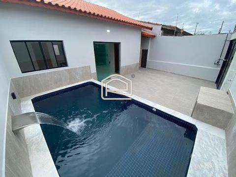 Casa à venda em Mongaguá, Balneário Itagu, com 3 quartos, com 60 m²
