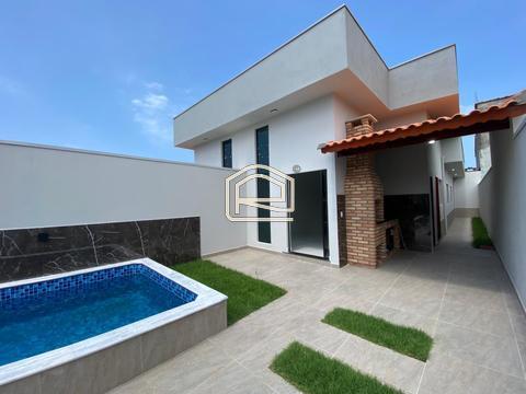 Casa à venda em Itanhaém, California, com 2 quartos, com 76 m²